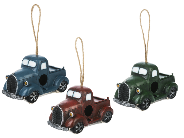 TRUCK BIRDHOUSE, 3 colors