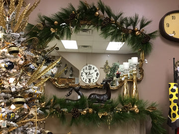 Gold Ornate Wall Mirror