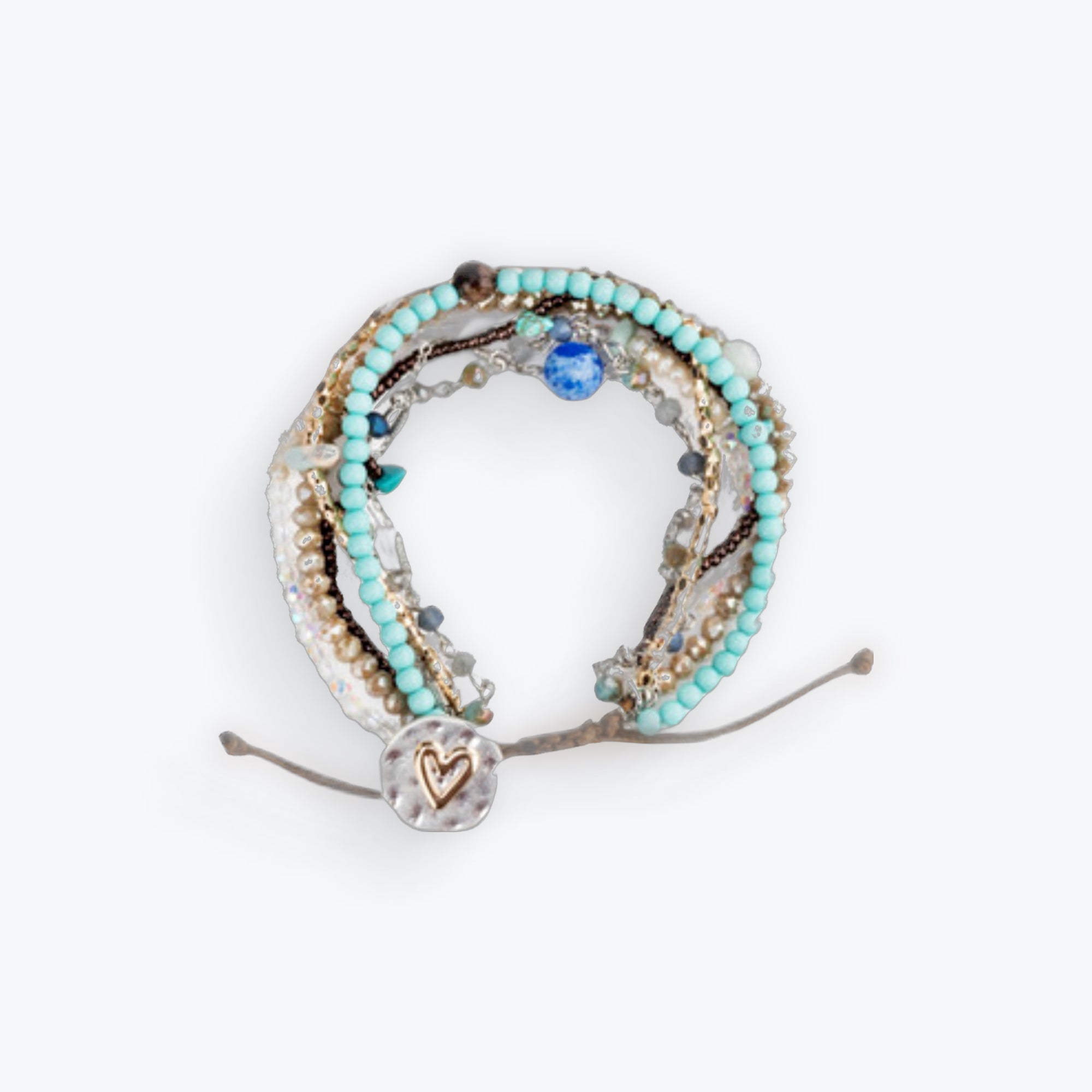 Beaded Love Bracelet | Turquoise