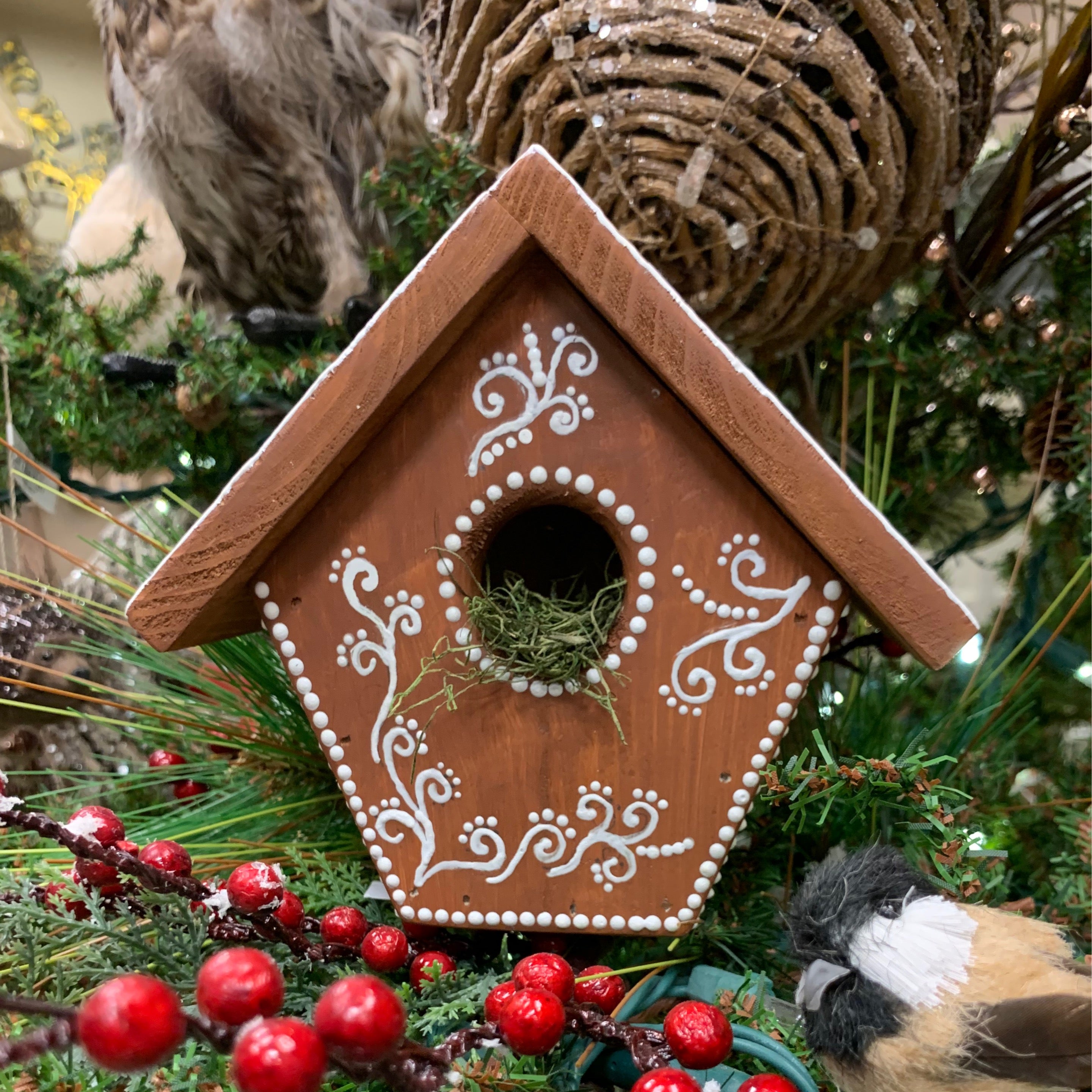 GIngerbread BIrdhouse | 5.5"