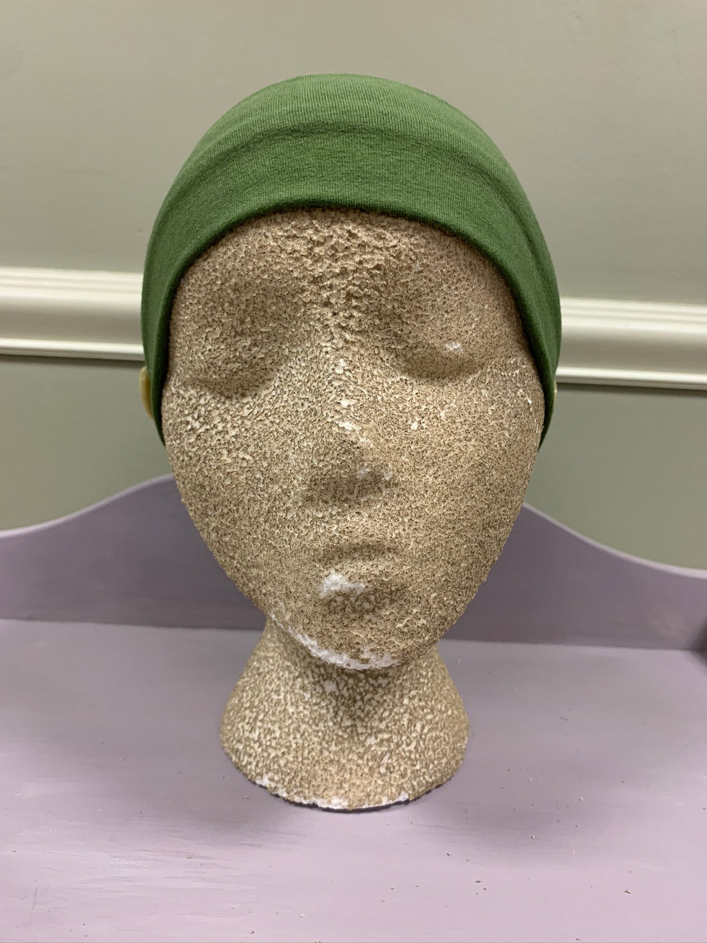 Green {Button Headband}