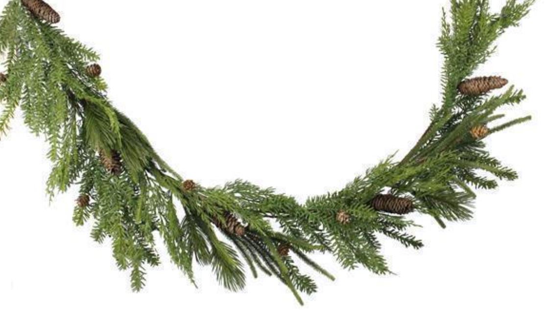 MIXED PINE/JUNIPER/CEDAR WREATH, 2-TONE | 20"
