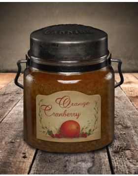Orange Cranberry Jar Candle