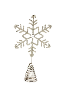 Beaded Snowflake Tree Topper