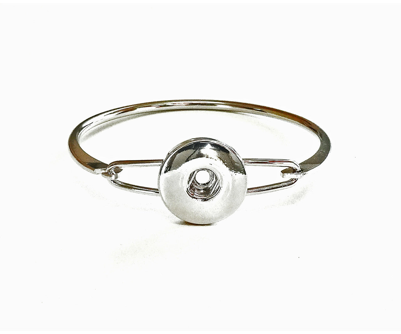SILVER PRINCESS SNAP JEWEL BRACELET