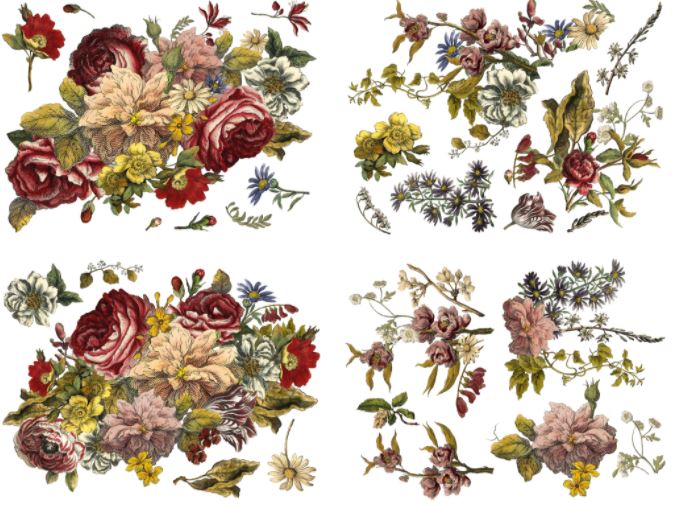 Floral Anthology Decor Transfer