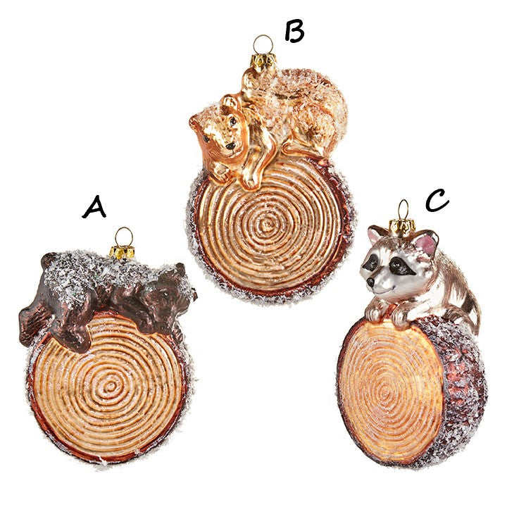 ANIMAL ORNAMENT, 3-styles | 4.25" (sold separately)