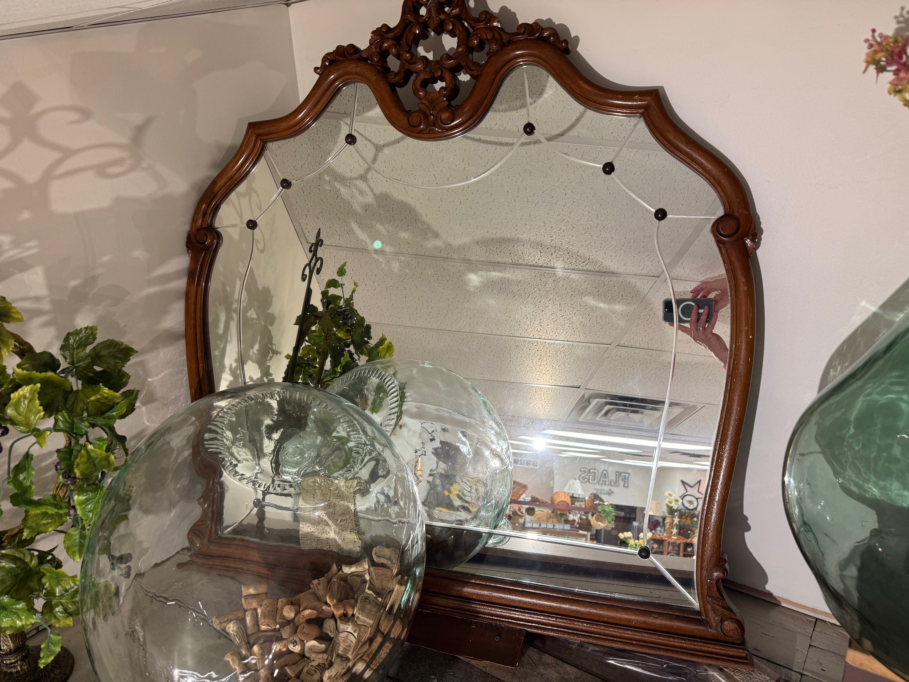Ornamental Carved Mirror