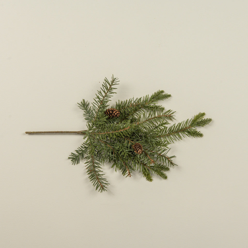 DOUGLAS FIR SPRAY W/ PINECONES 19"