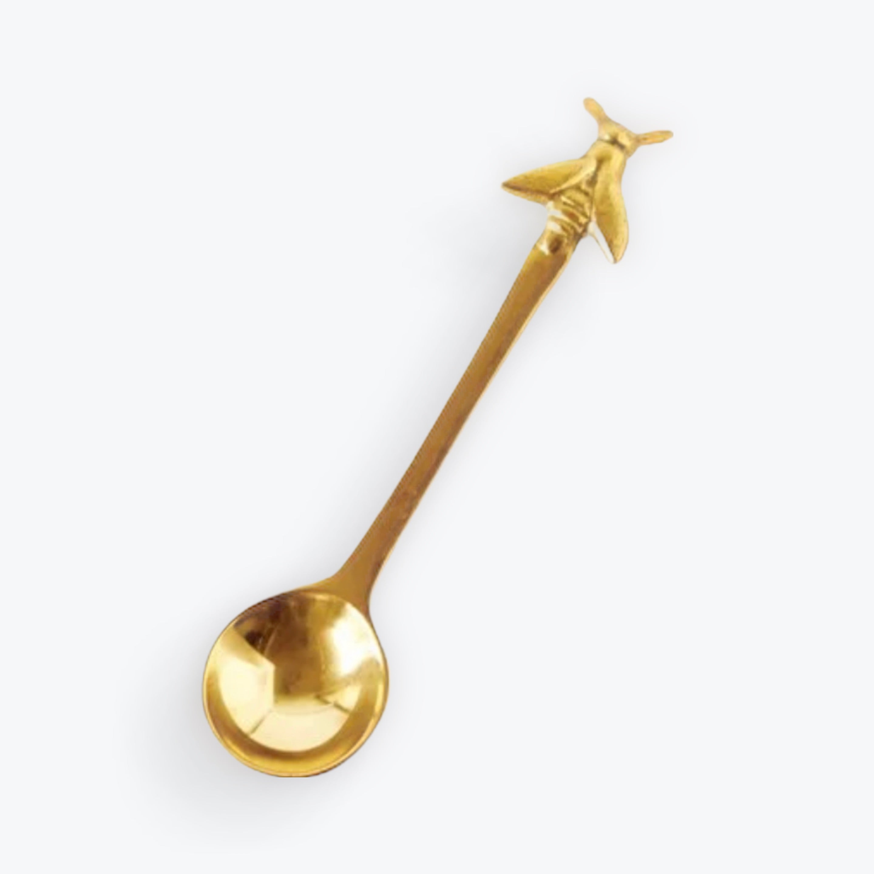 Brass Spoon with Bee