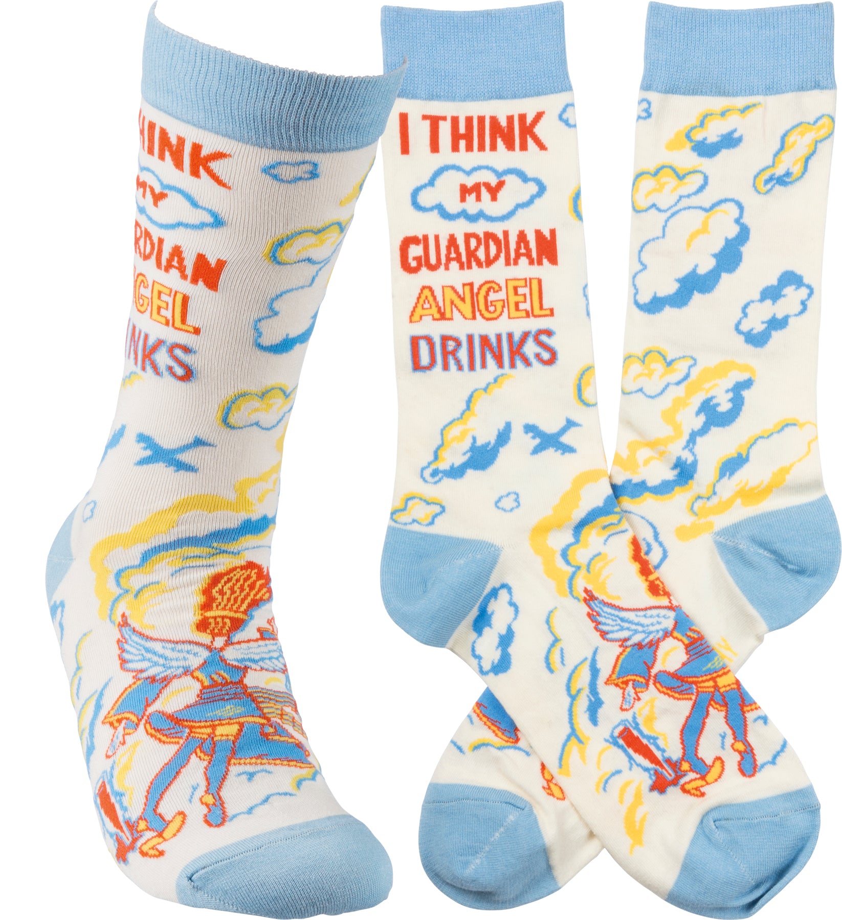 Socks - I Think My Guardian Angel Drinks
