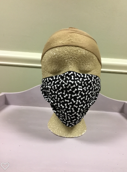 Dogbone Black / White {Face Mask}
