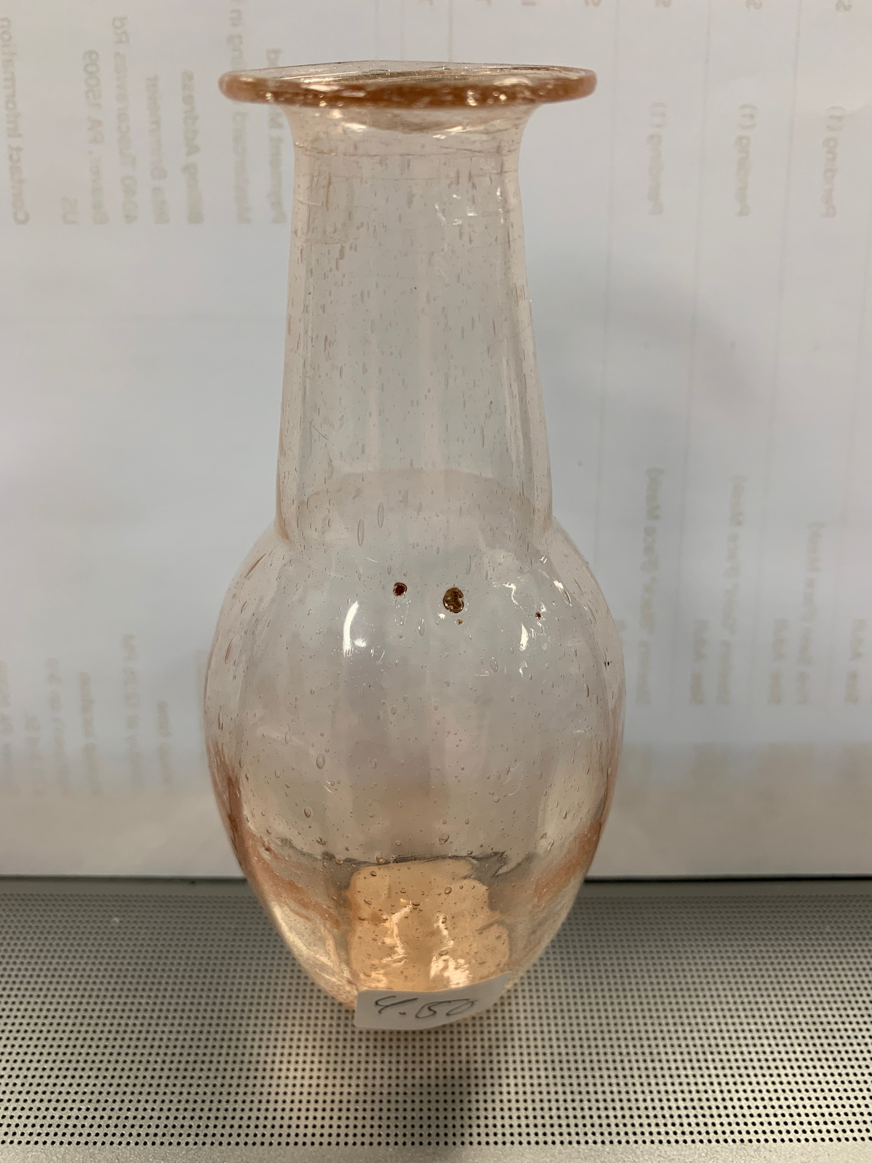 Pink Glass Vase