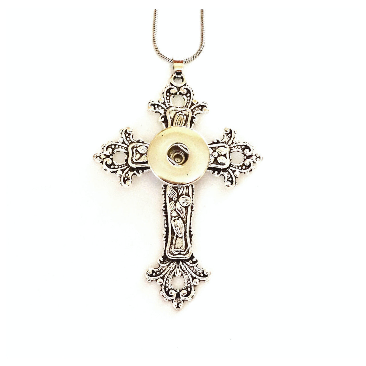OLD WORLD CROSS Snap Jewelry