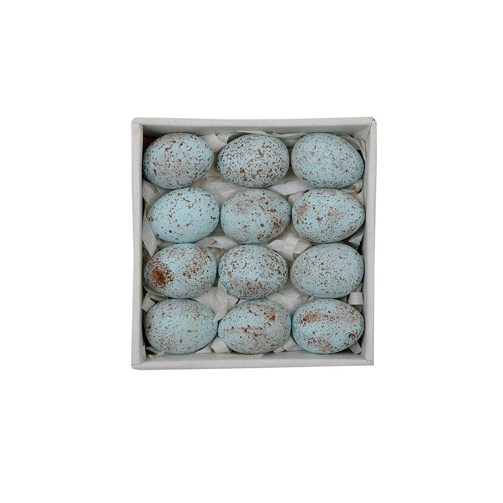 Ceramic Eggs | 1.75" (Boxed Set of 12)