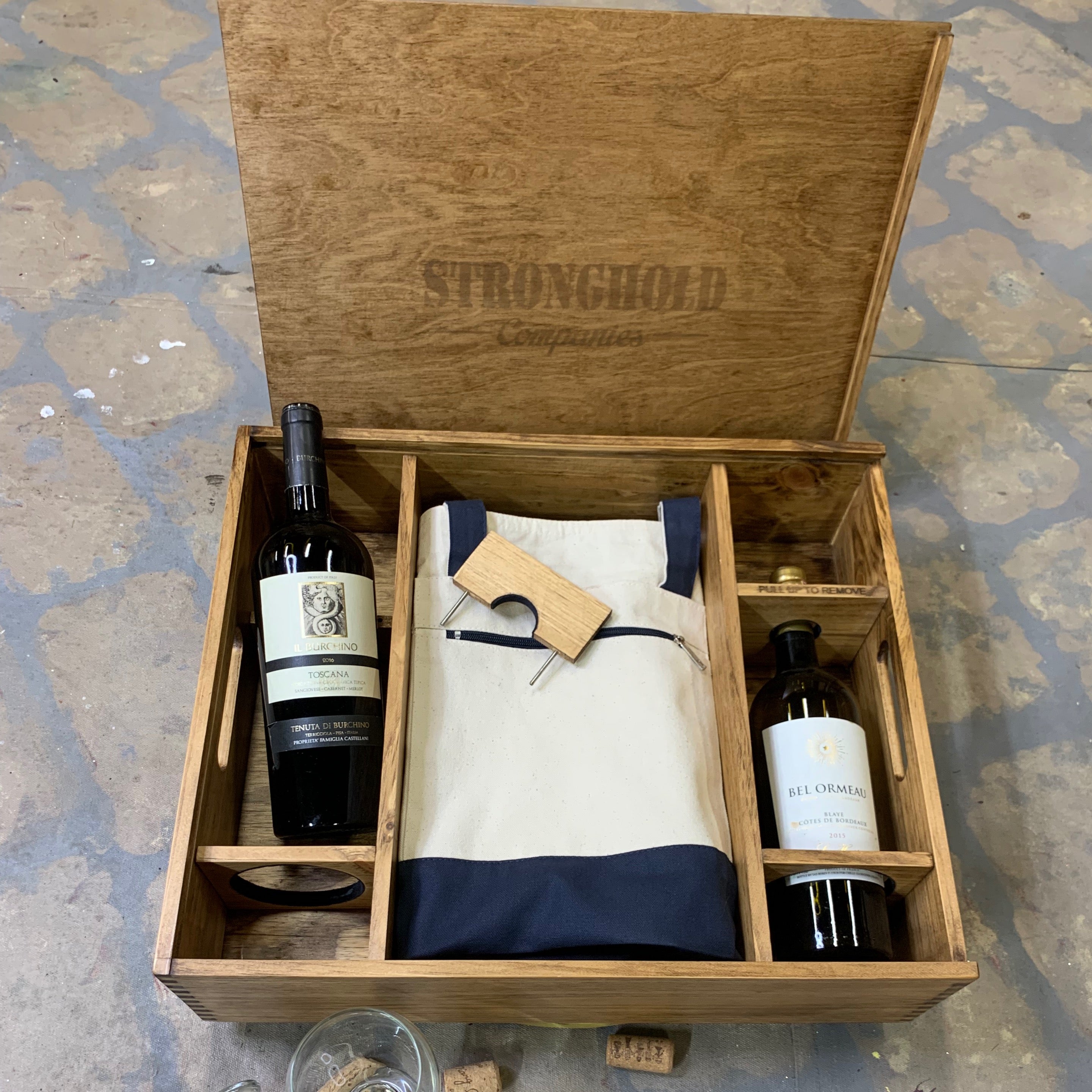 Stronghold Custom Wine Box | 16x19”