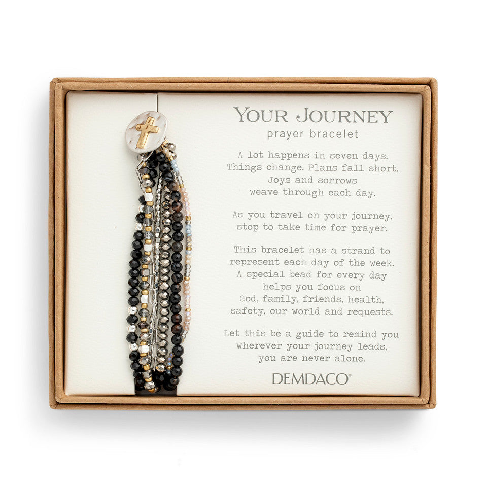 Beaded Prayer Bracelet - Black