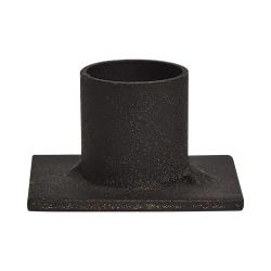 Taper Candle Holder Single Iron | 1.5 x 2"L