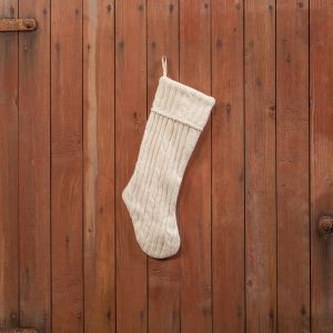 PARCHMENT KNIT STOCKING
