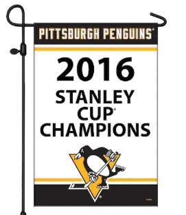 Pittsburgh Penguins 2016 Stanley Cup Garden Flag