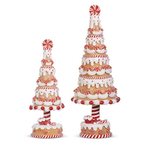 GINGERBREAD AND PEPPERMINT TREES
