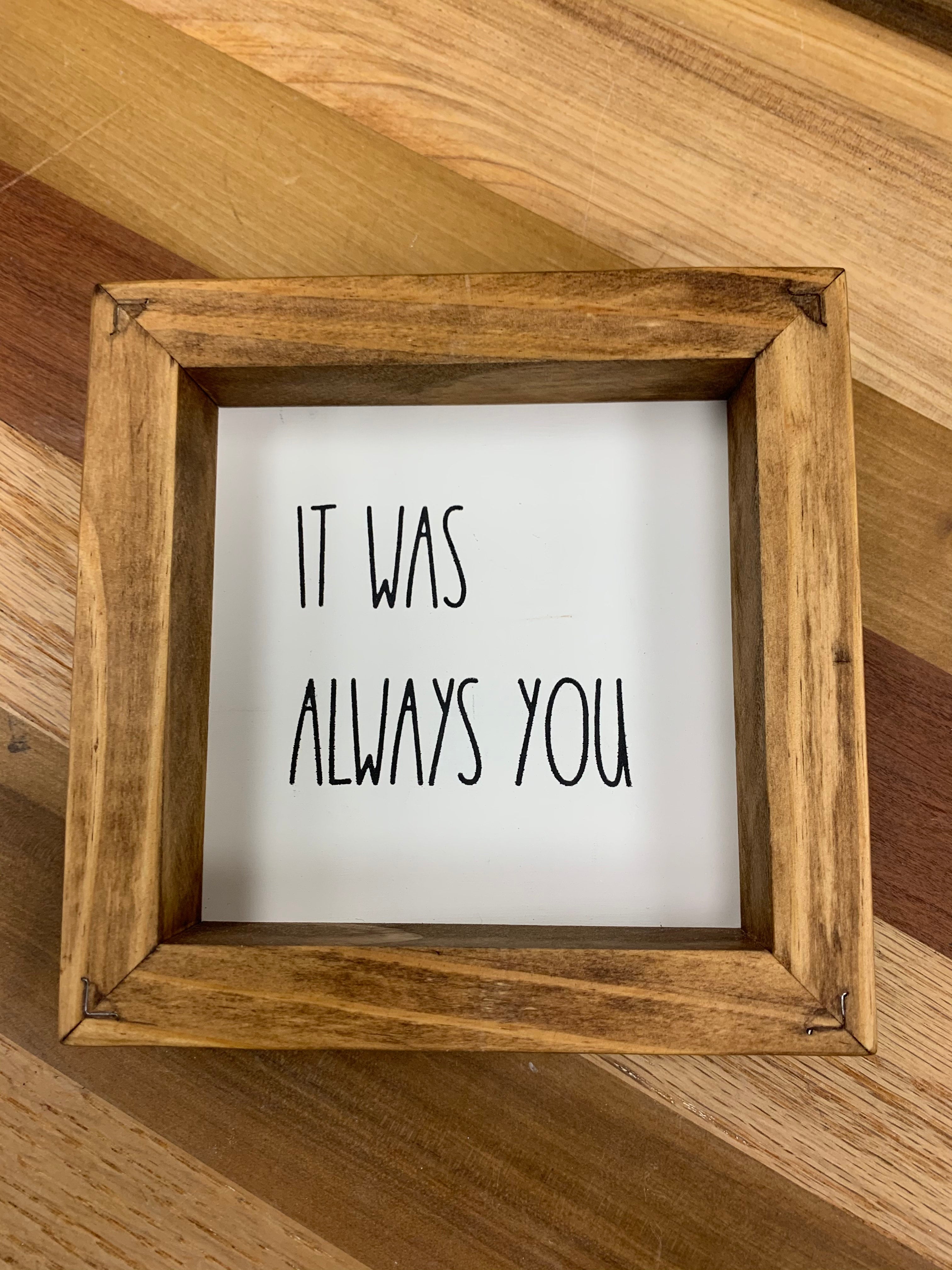 Framed Sign Project Box Kit | 6 x 6"