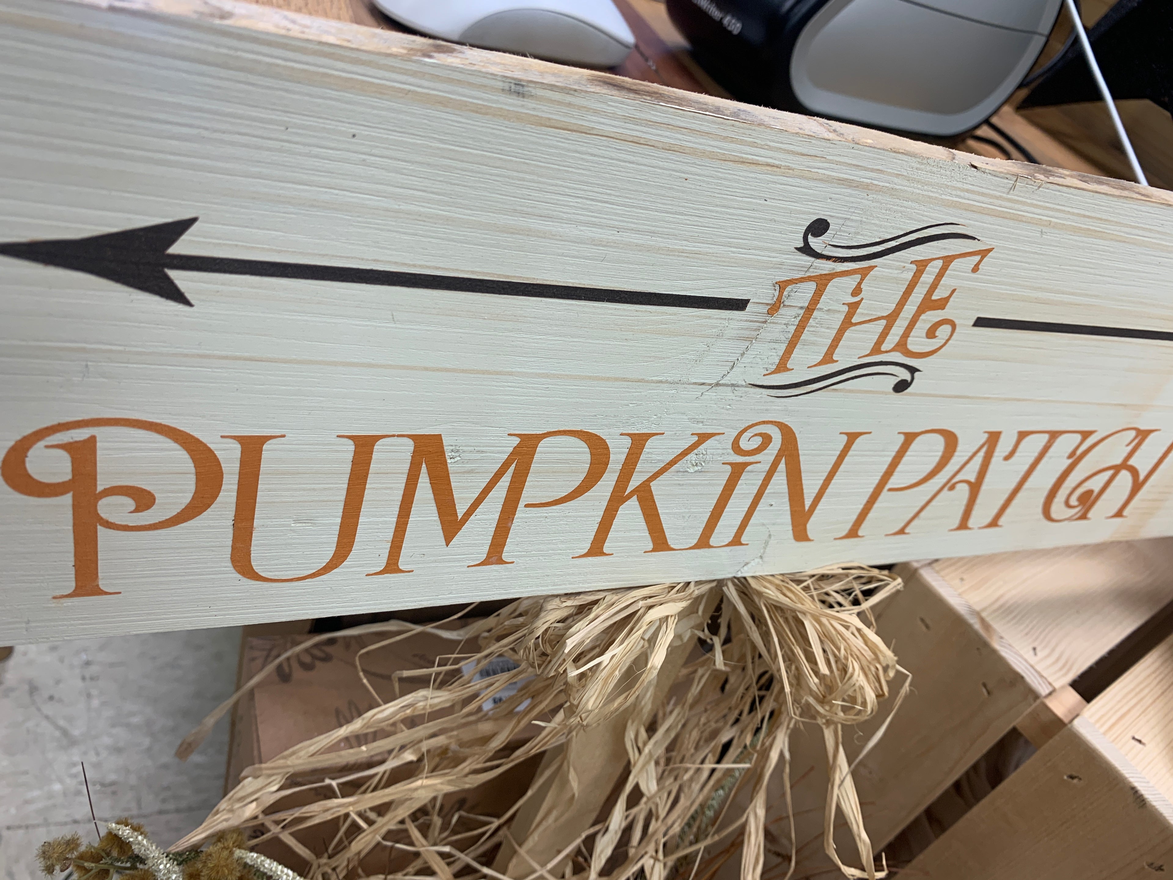 The Pumpkin Patch Wood Sign | 6 x 20"