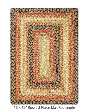 Russet Rectangle Placemat | 13 x 19"
