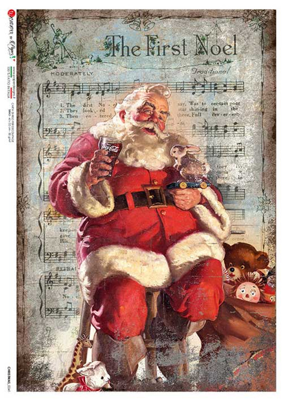 Rice Paper A3 A Break for Santa