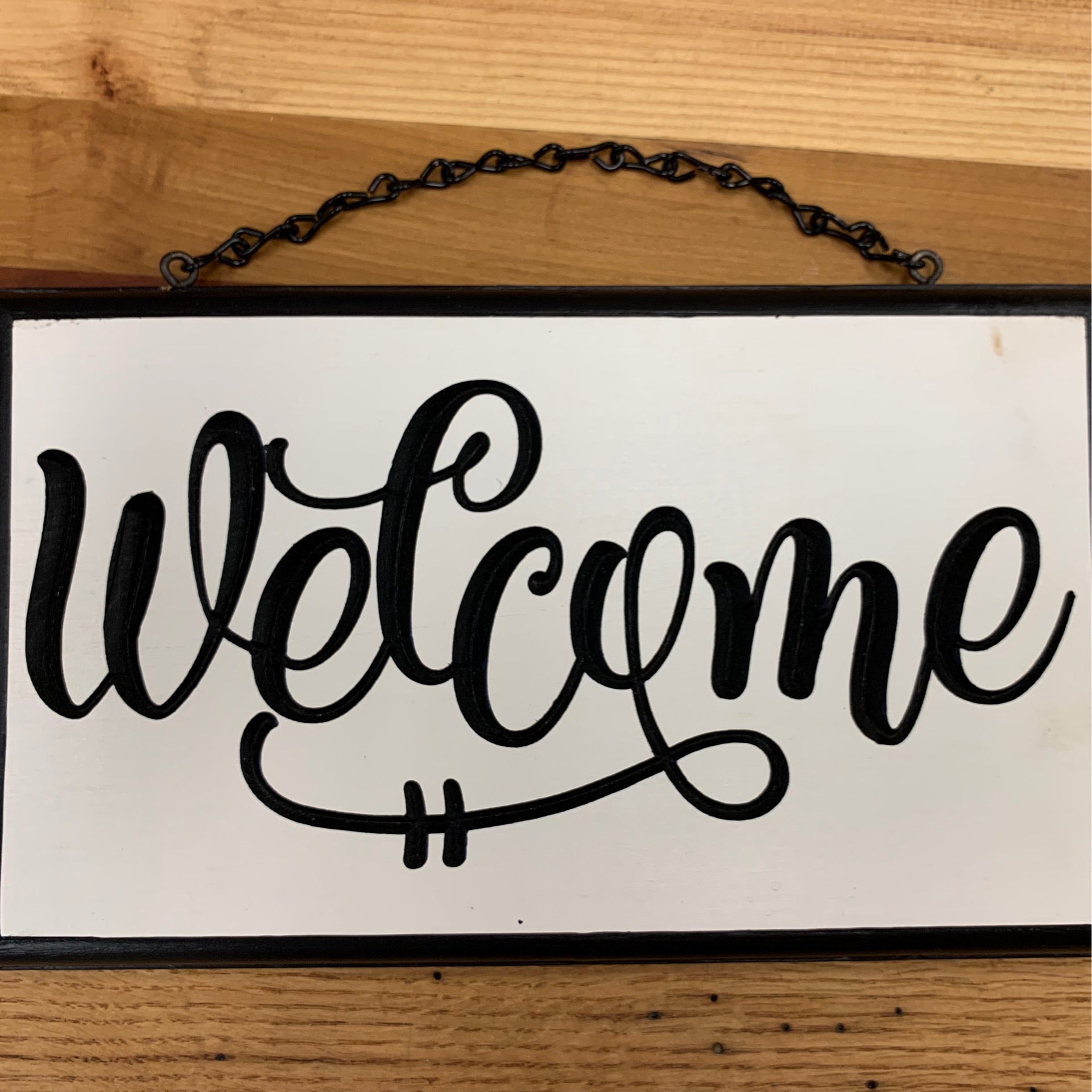 Welcome Post Plaque - assorted
