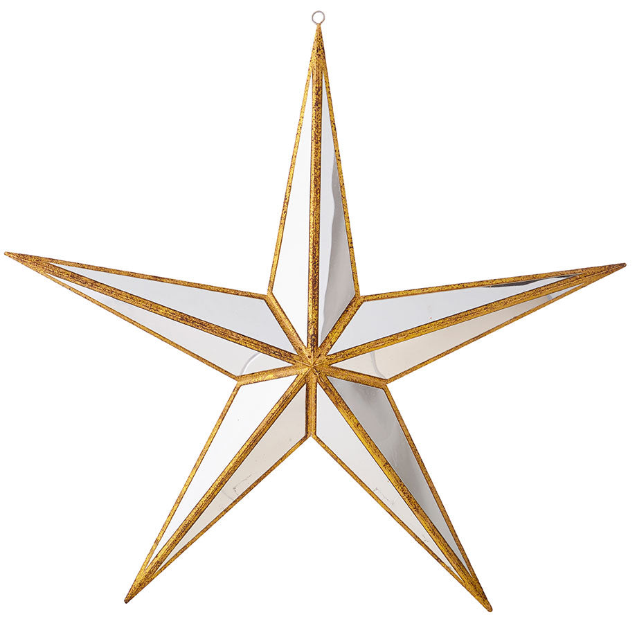 MIRRORED STAR ORNAMENT | 15"
