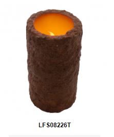 Orange Cake Pillar - 3 x 6 in