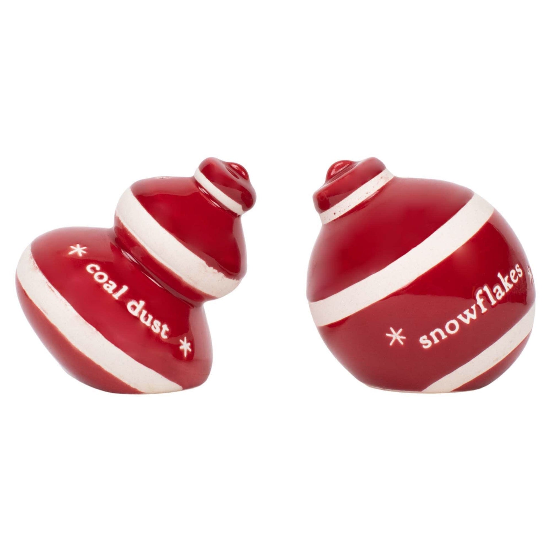 Coal Dust & Snowflakes Shaker Set