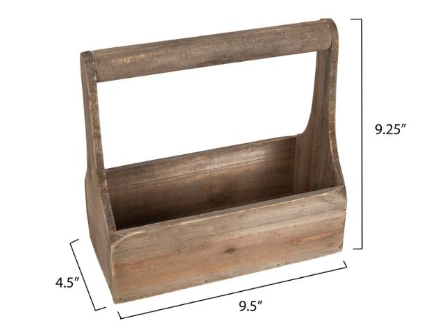 Wood CADDIE Small | 4.5x9.5"