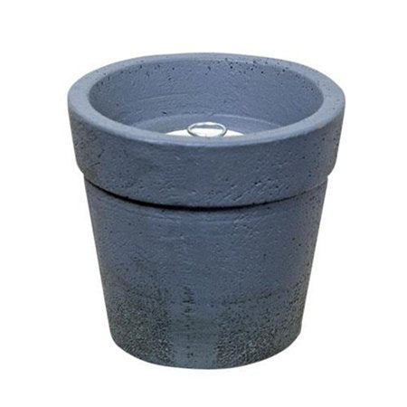 Gray Flower Pot Taper Holder