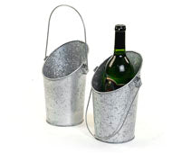 ACID WASH METAL WALL POCKET